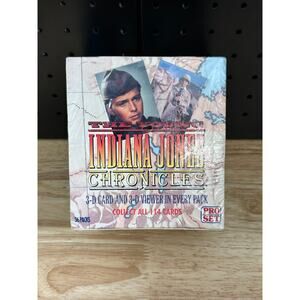 1992 The Young Indiana Jones Chronicles Trading Card Sealed unopened box